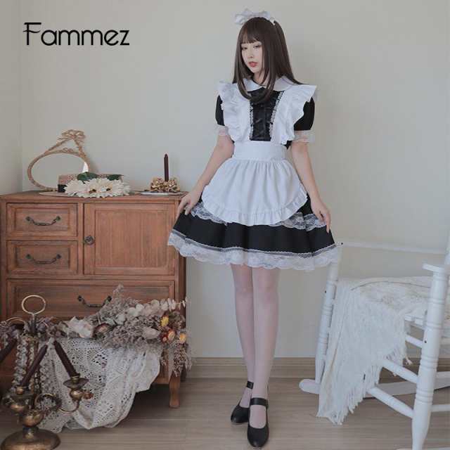 メイド服 ロング コスプレ衣装 半袖 長袖 クラシカル ロイヤルメイド レディース 大人用 イギリス風 フリル クラシカル 制服 喫茶店 変装 エプロン ゴスロリ ロング ワンピース 洋風 コスチュー