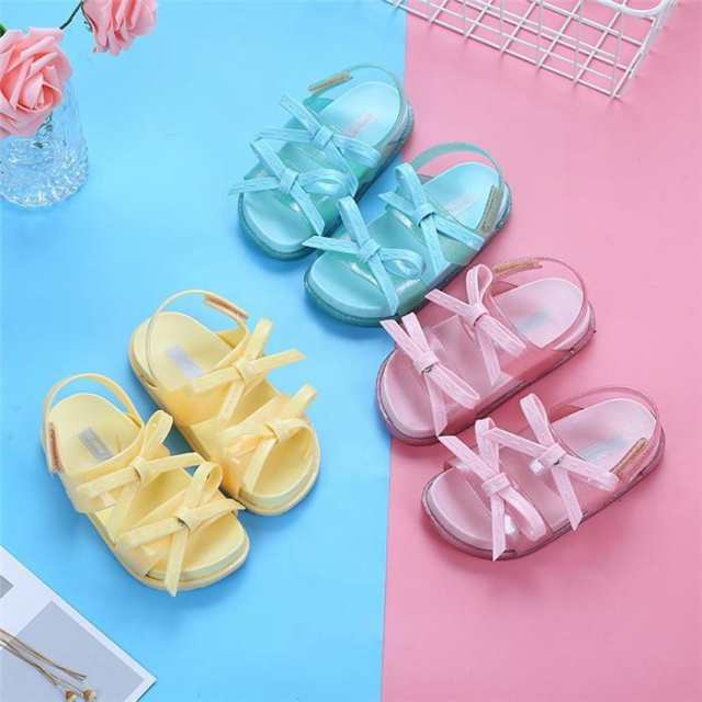 女の子 サンダル オシャレ 子供靴 キッズ シューズ 可愛い モチーフ キッズサンダル 履きやすい 滑り止め 子供靴内長：14.0cm~18.0cm素材:pvcヒール: ゴム