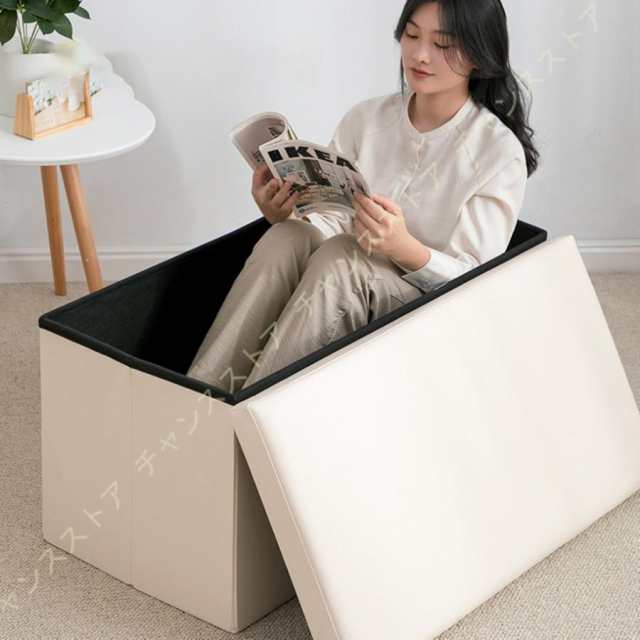 収納スツール正方形長方形収納ボックス折りたたみオットマンboxstoolベンチイスチェアおもちゃ箱シンプルモダンおしゃれ座れるおすすめする用途01/座る、しまう日常でよくある「ちょっと座りたい」を叶え