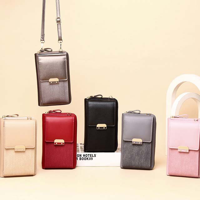 生地：PU重さ：約0.215kgサイズ：11cm*19cm*4.5cmカラー：ブラック、ピンク、ベージュ、グレー、レッド、金属色スタッフが実際に平置きにて採寸したものですので若干の誤差がある場合がござ