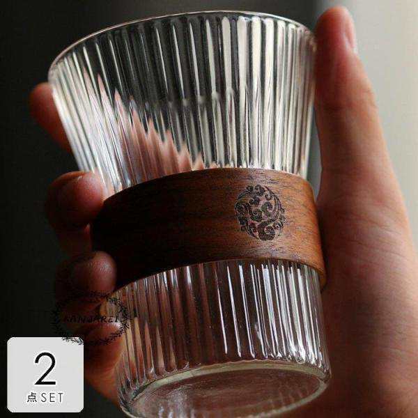 キッチン用品 食器 お茶用品 グラス タンブラー 透明 クリア シンプル アイスコーヒー アイスティー ジュース 来客用 スリーブ