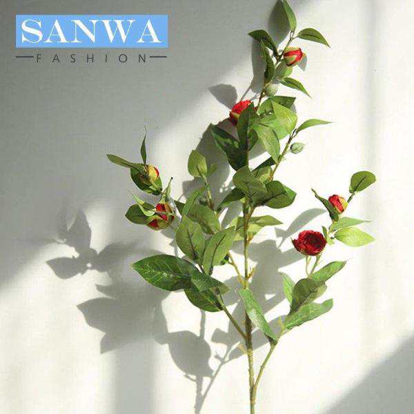 ■ 品名:飾り用造花 ■ 素材:絹 ■ カラー：全6色 ■ サイズ：全長90cm、花の直径4cm ■ 内容：1本*3 人気検索ワード： ウエディングブーケ 安い 結婚式 花嫁 ブーケ ローズ 造花 花
