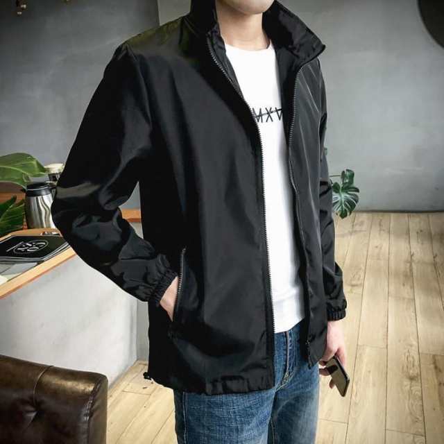 ■商品名：ジャケット メンズ ジャンパー シンプル 立て襟 おしゃれ アウター 春服 コート のメンズ トップス 長袖 シャツ ミリタリー ビジネス■カラー：ネイビー、グレー、ブラック、■サイズ（cm